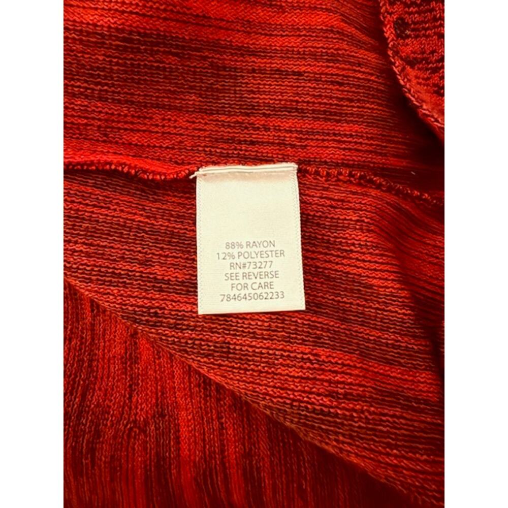 Flowy Red Knitted Dress By Candie's Size XLarge - Picture 5 of 7